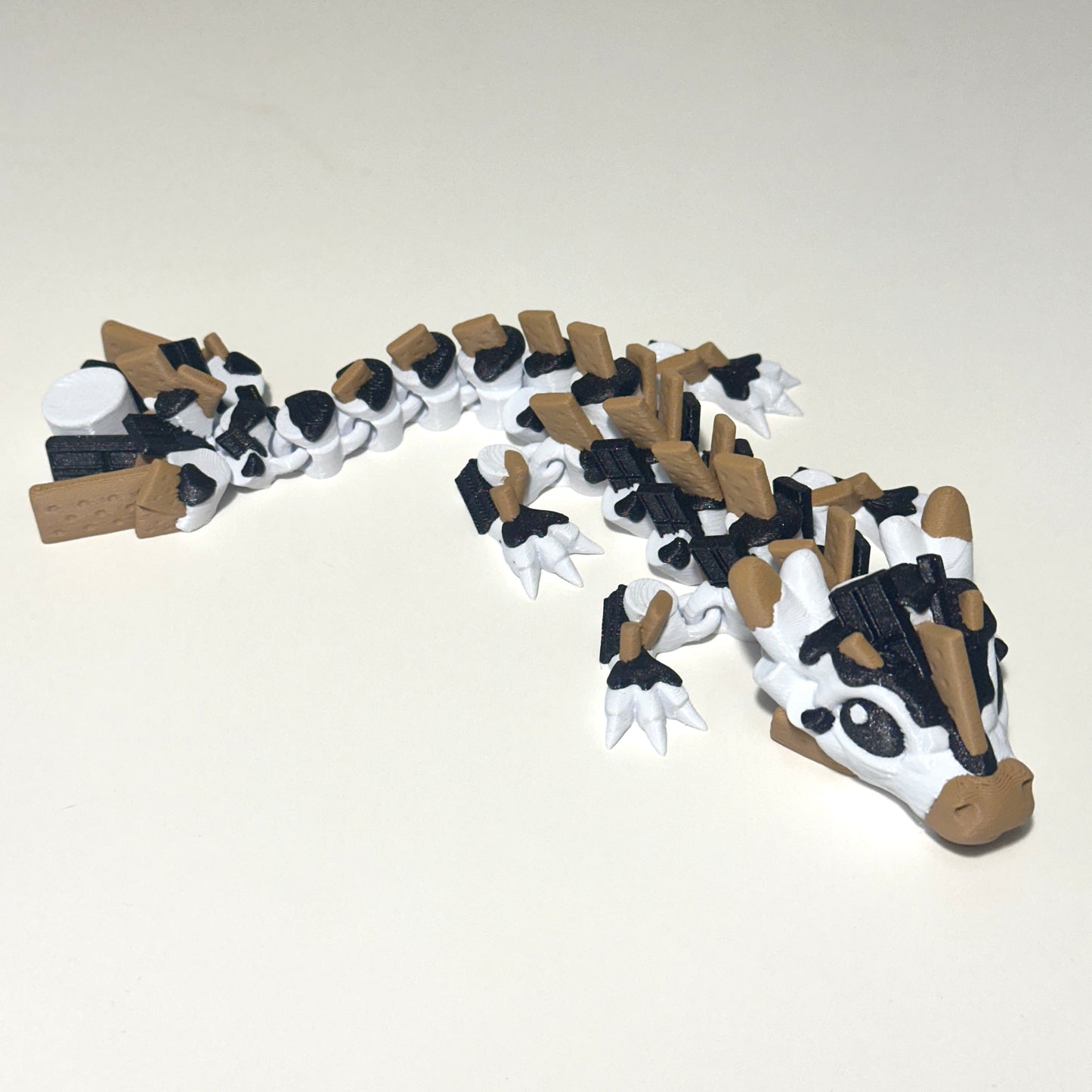 Baby S'mores Dragon - 3D Printed Articulating Figure