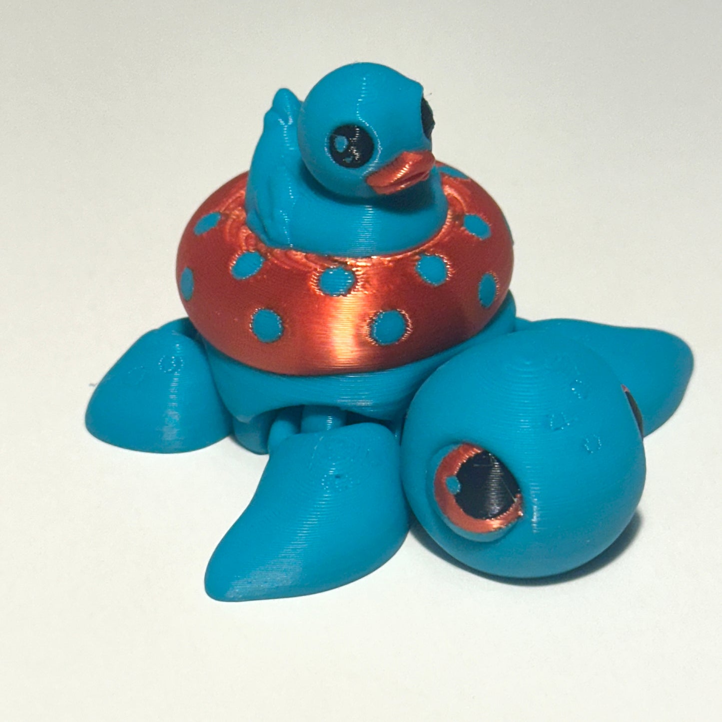Floaty Duck Turtle - 3D Printed Articulating Figure