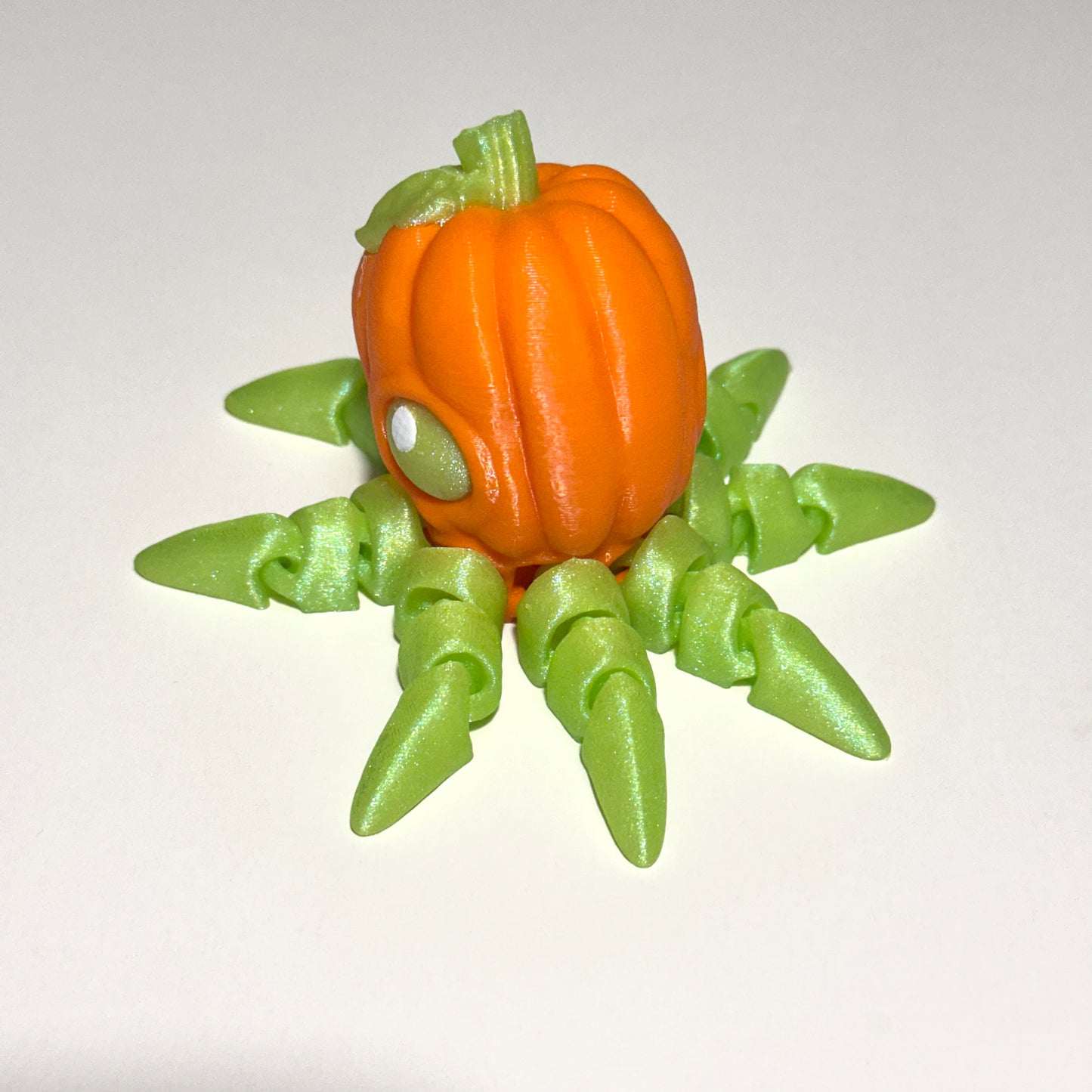 Pumpkin Octopus - 3D Printed Articulating Figure
