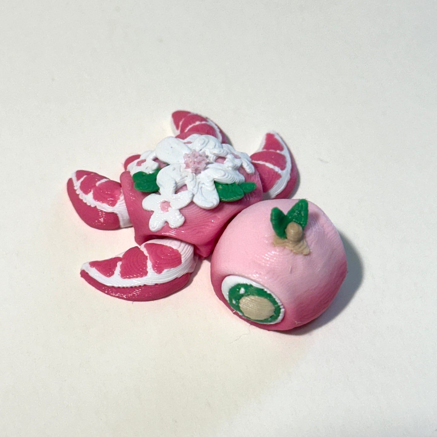 Fruit Blossom Turtle - 3D Printed Articulating Figure
