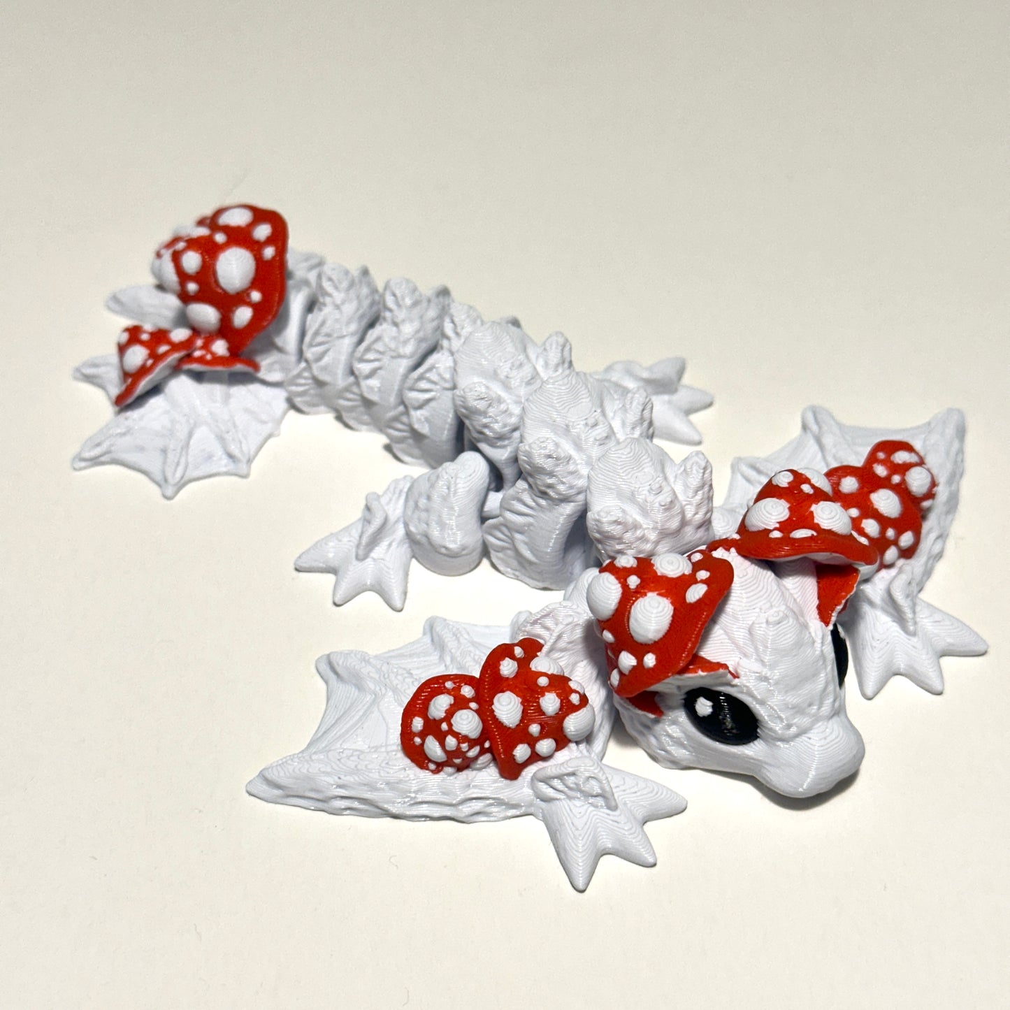 Baby Mushroom Wyvern - 3D Printed Articulating Figure