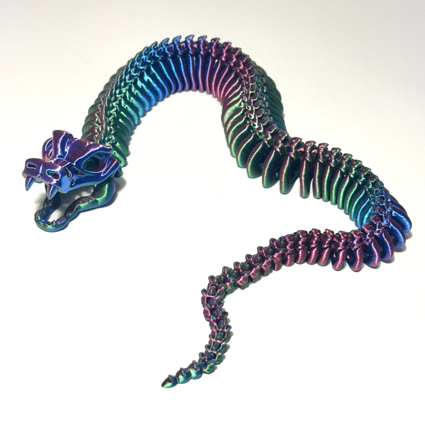 Flexi Skeleton Snake - 3D Printed Articulating Figure