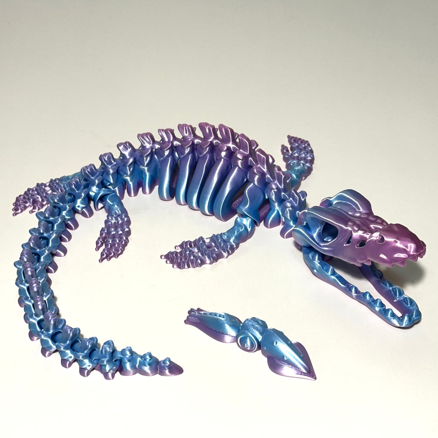 Giant Flexi Skeleton Mosasaurus - 3D Printed Articulating Figure