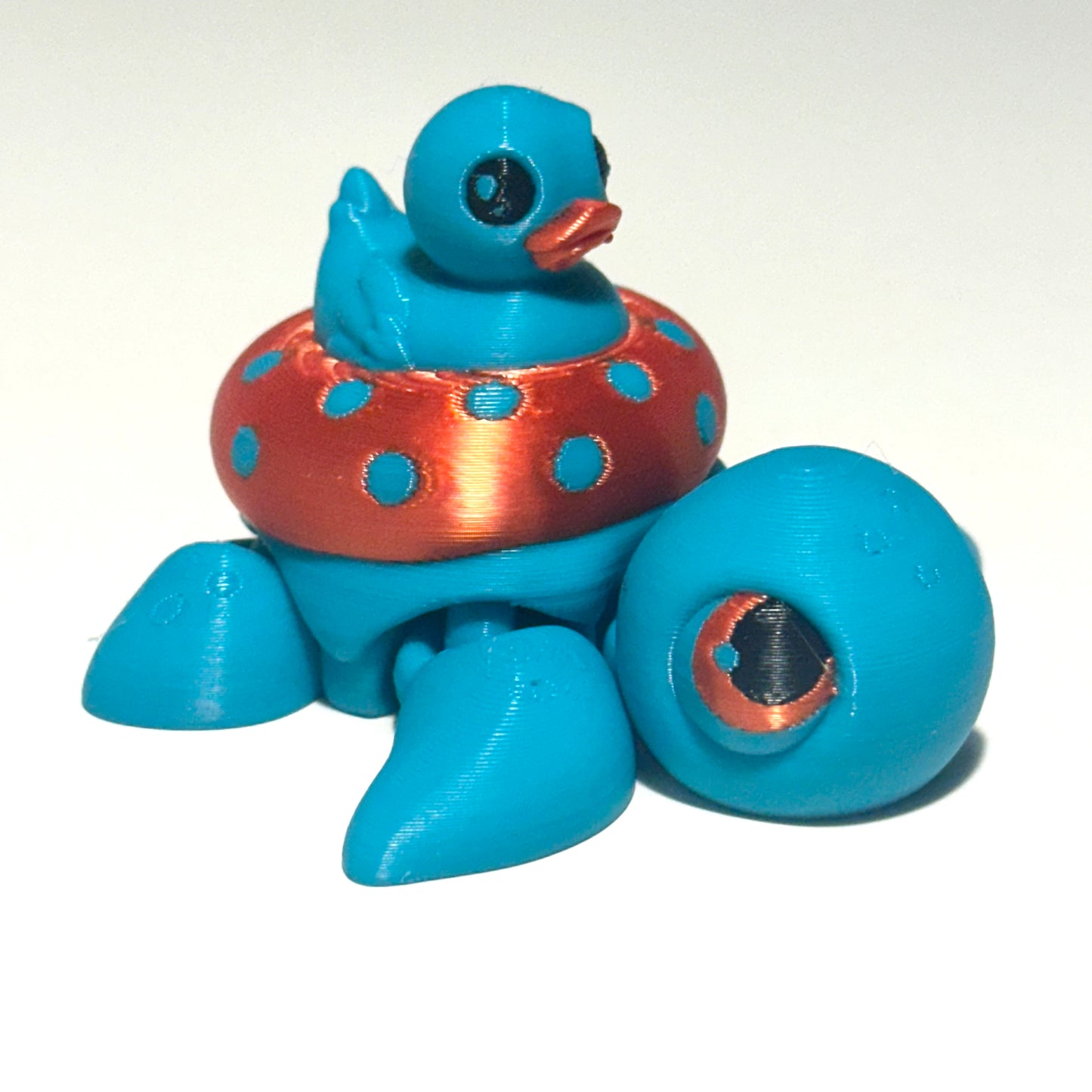 Floaty Duck Turtle - 3D Printed Articulating Figure