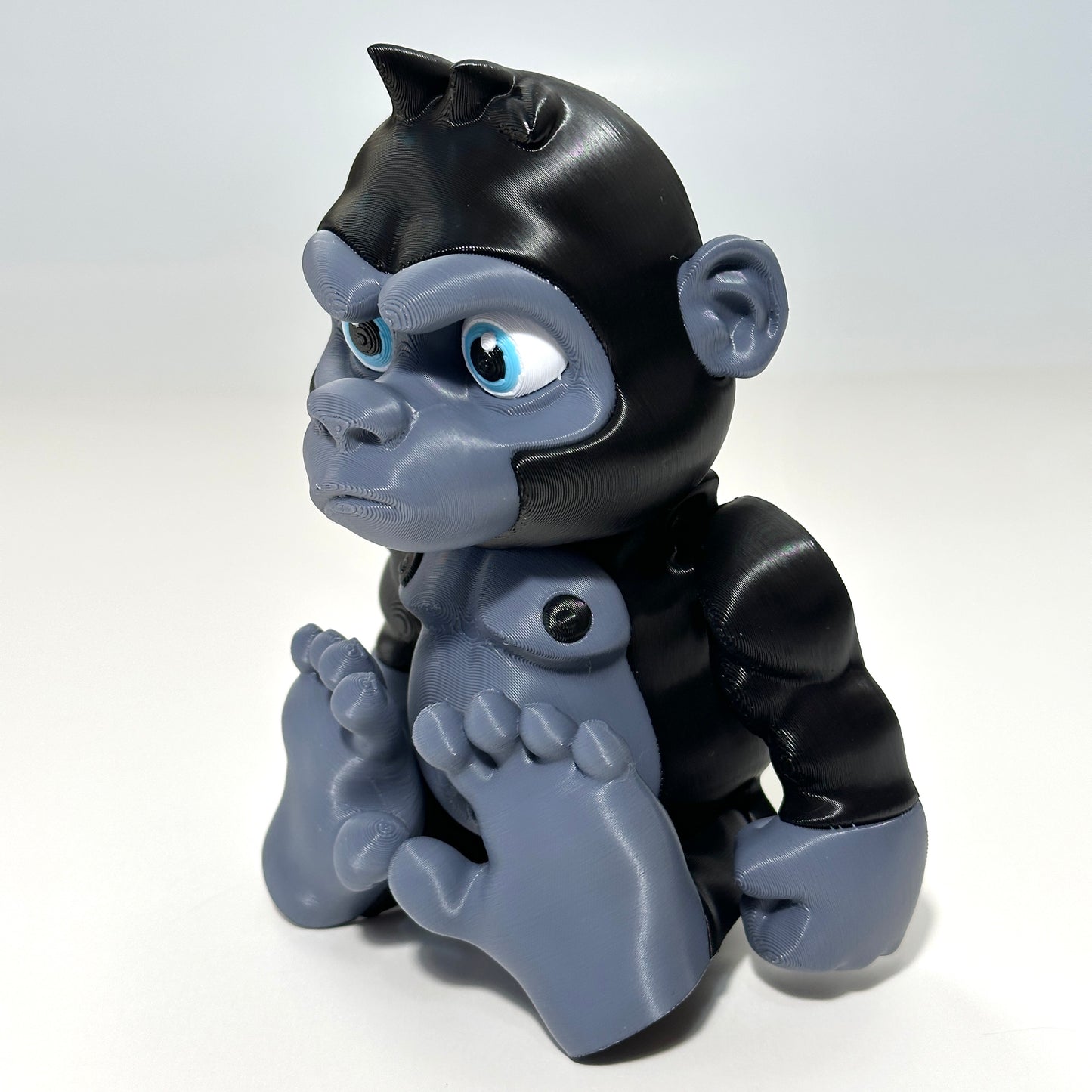 Giant Flexi Gorilla - 3D Printed Articulating Figure
