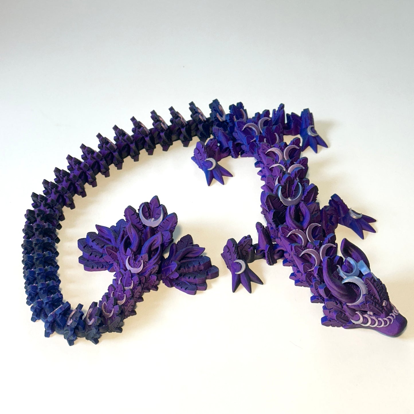 Large Lunar Dragon - 3D Printed Articulating