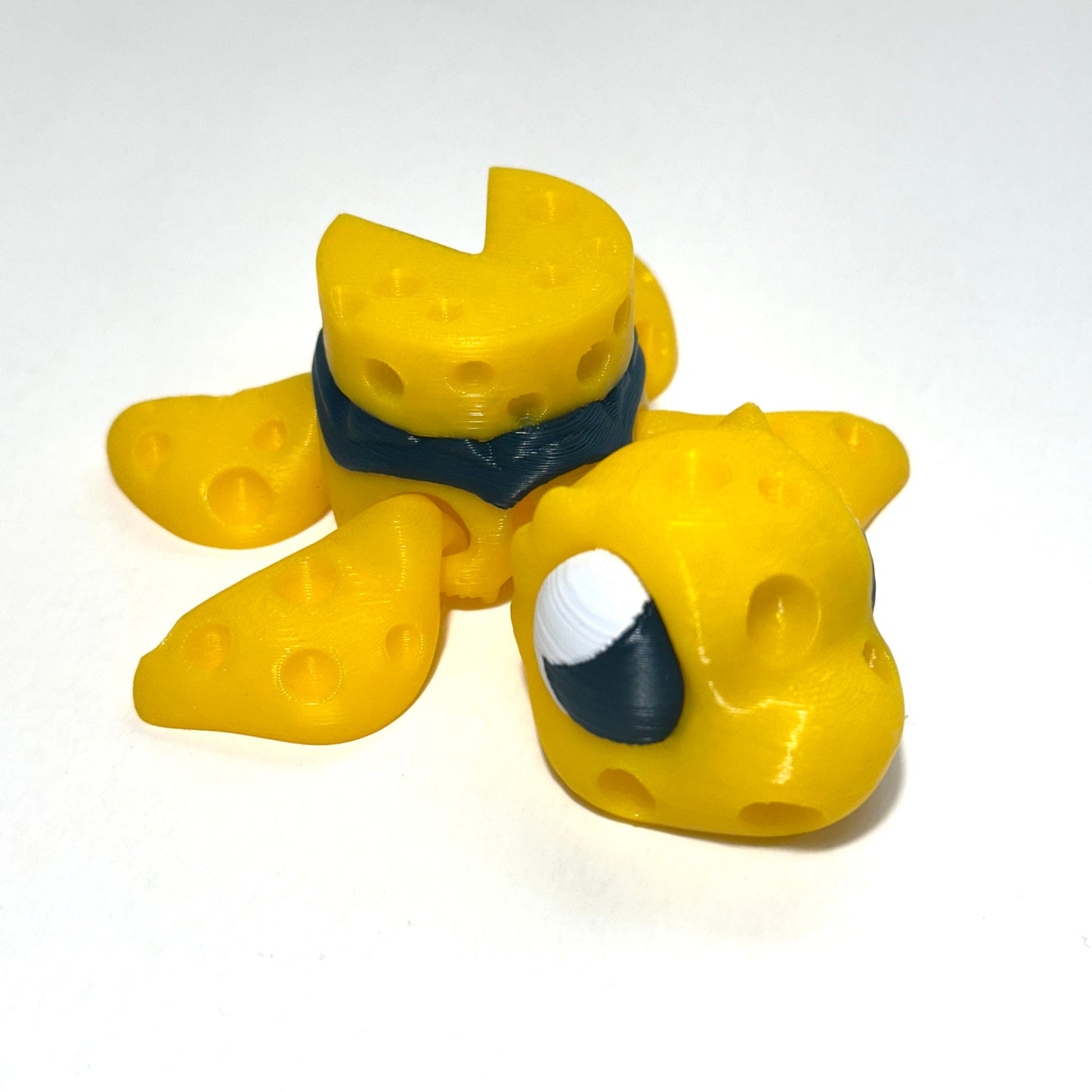 Swiss Cheese Turtle - 3D Printed Articulating Figure