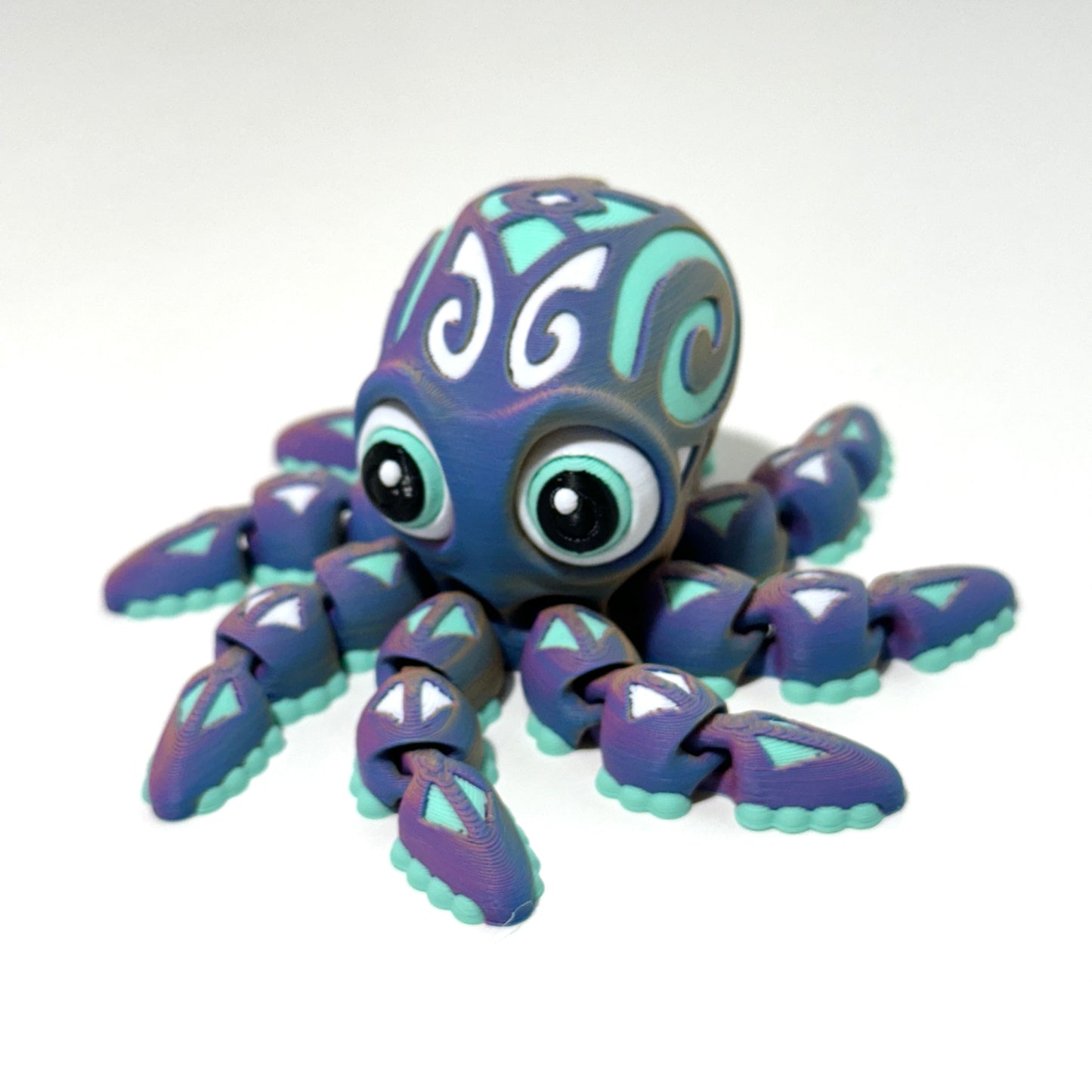 Tattooed Octopus - 3D Printed Articulating Figure