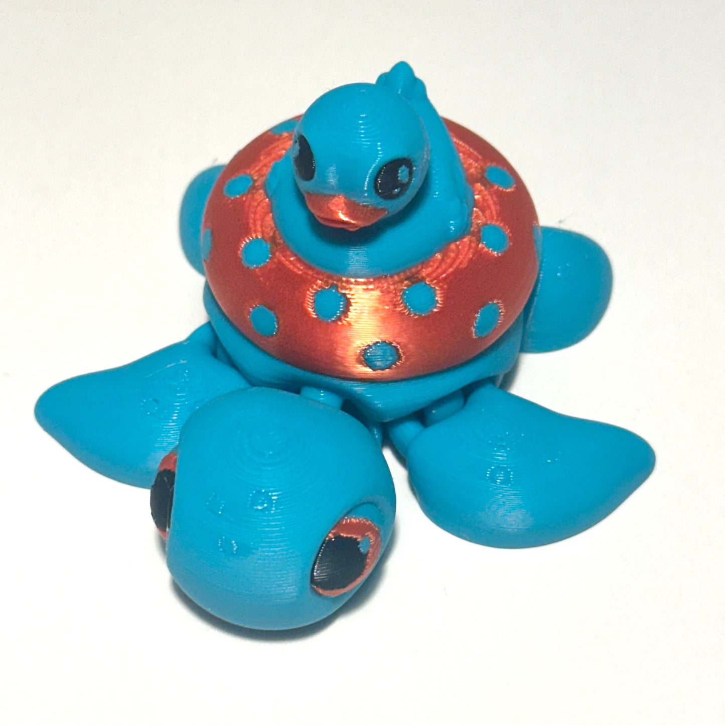 Floaty Duck Turtle - 3D Printed Articulating Figure