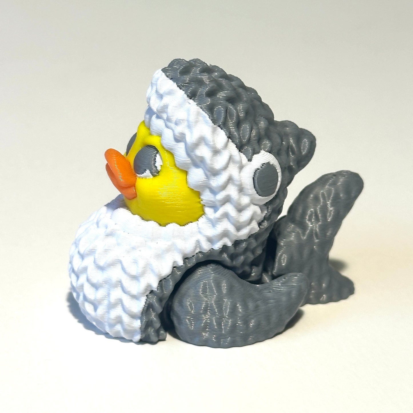 Knit Shark Duck - 3D Printed Articulating Figure