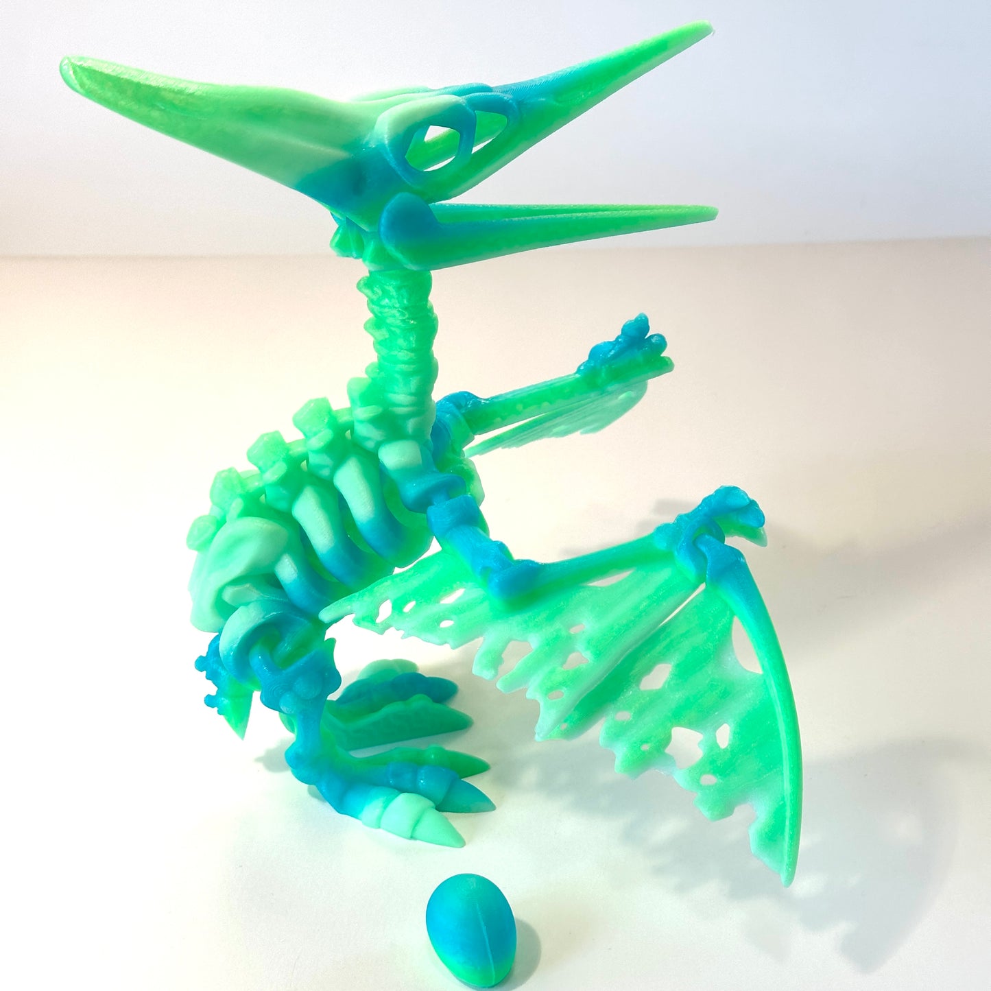 Giant Skeleton Pteranodon - 3D Printed Articulating Figure