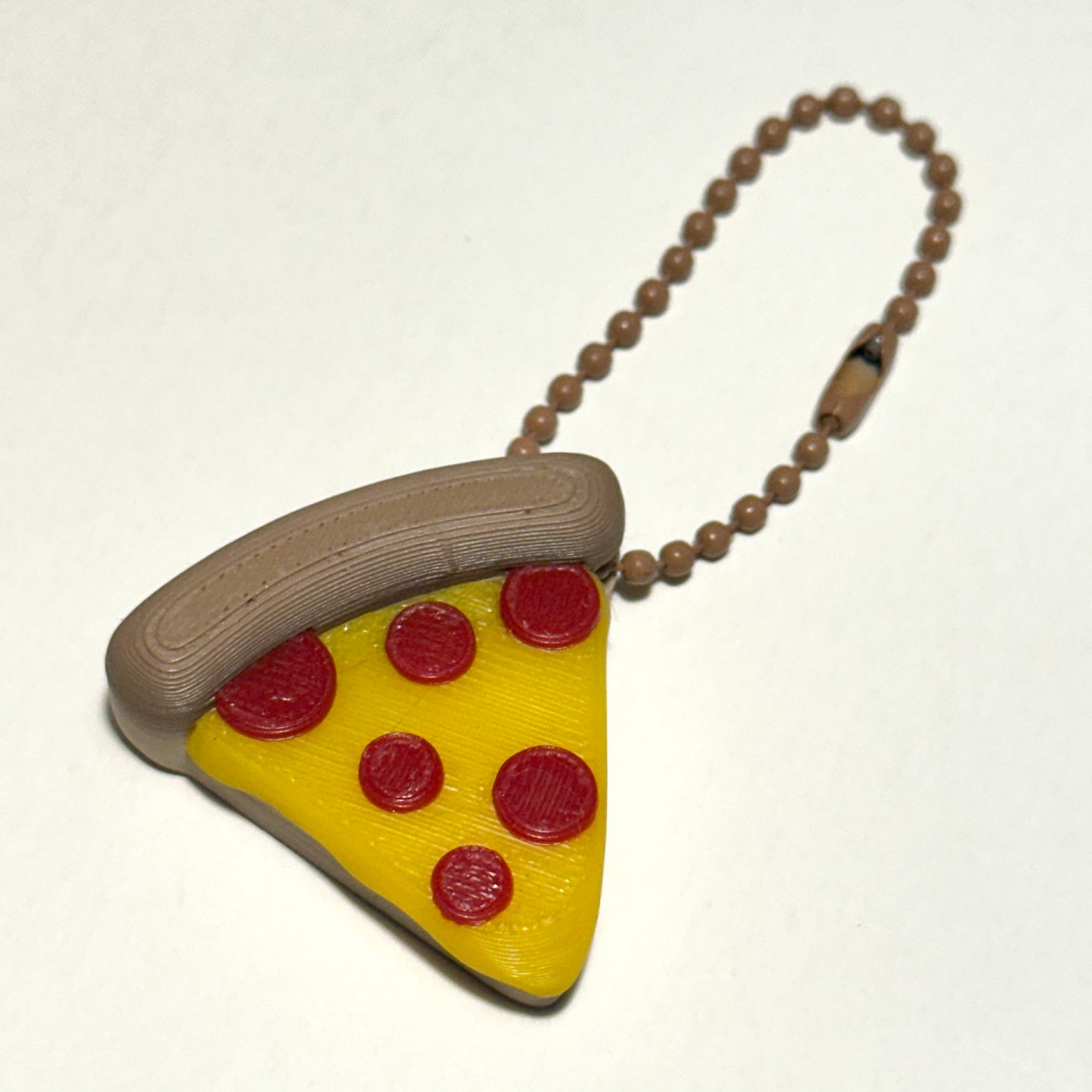 Pizza Slice Keychain - 3D Printed Articulating Figure