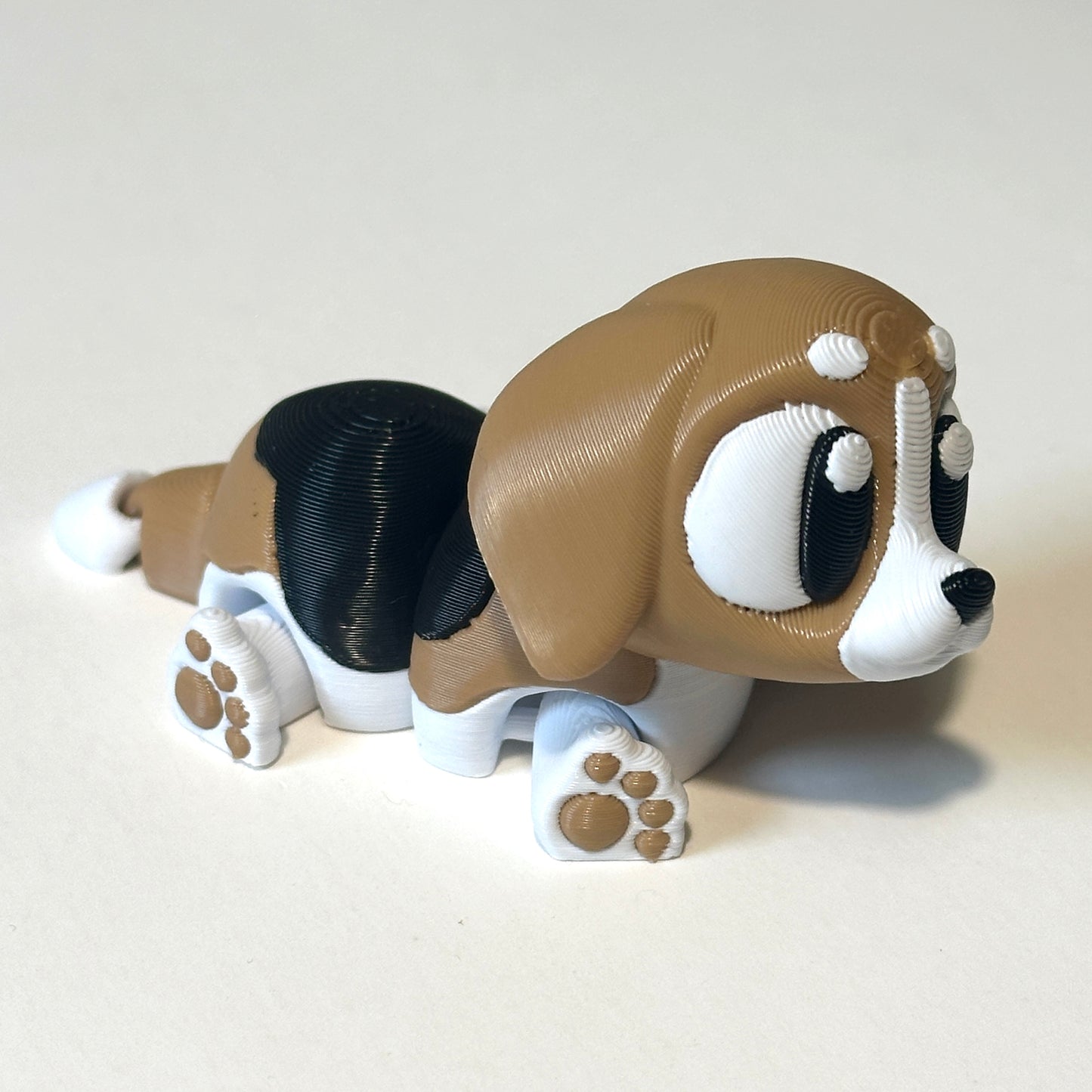 Flexi Baby Beagle - 3D Printed Articulating Figure