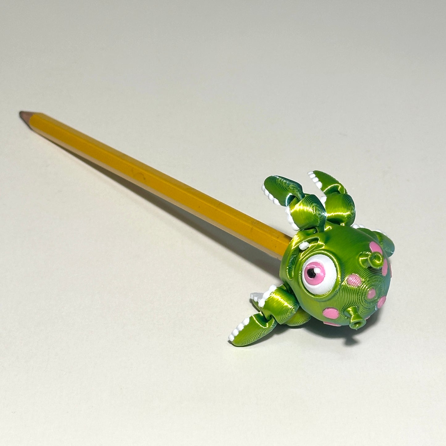 Alien Pencil Spinner "Bob" - 3D Printed Articulating Figure