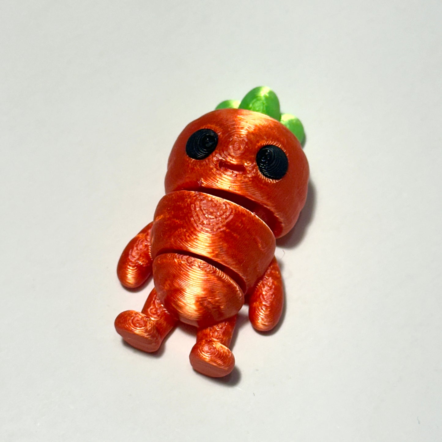 Mini Flexi Carrot - 3D Printed Articulating Figure