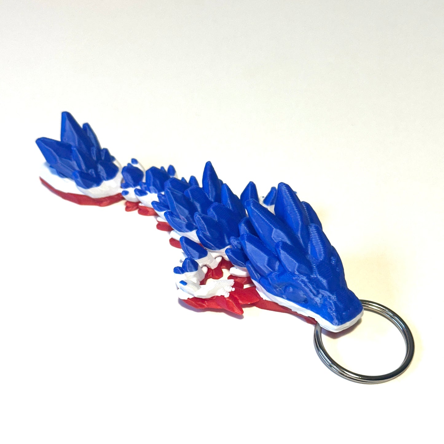 Gemstone Tadling Keychain - 3D Printed Articulating Figure