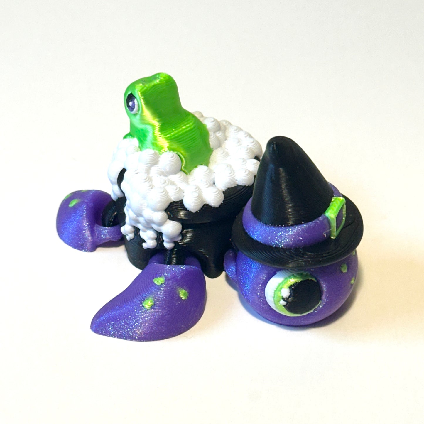 Witch Turtle - 3D Printed Articulating Figure
