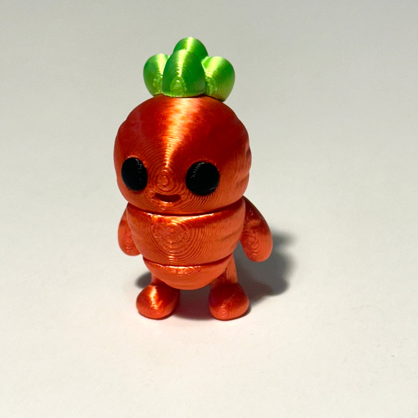 Mini Flexi Carrot - 3D Printed Articulating Figure