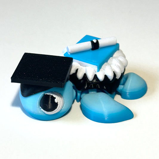 Graduation Turtle - 3D Printed Articulating Figure