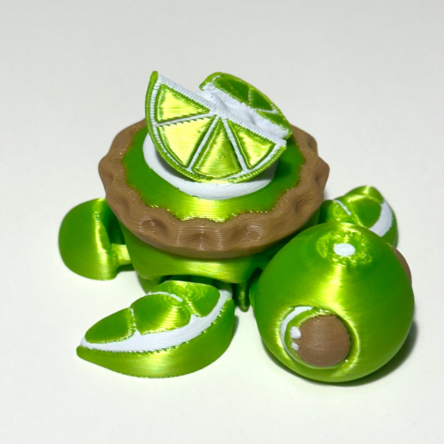 Citrus Pie Turtle - 3D Printed Articulating Figure