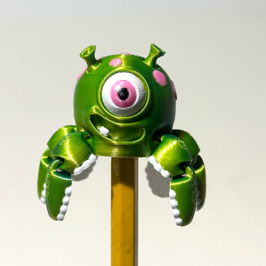 Alien Pencil Spinner "Bob" - 3D Printed Articulating Figure
