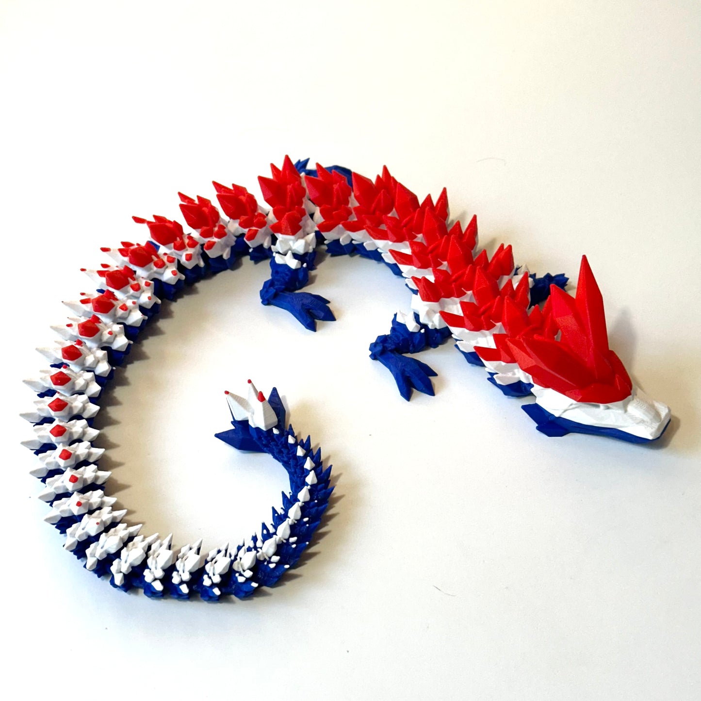 Large Crystal Dragons - 3D Printed Articulating