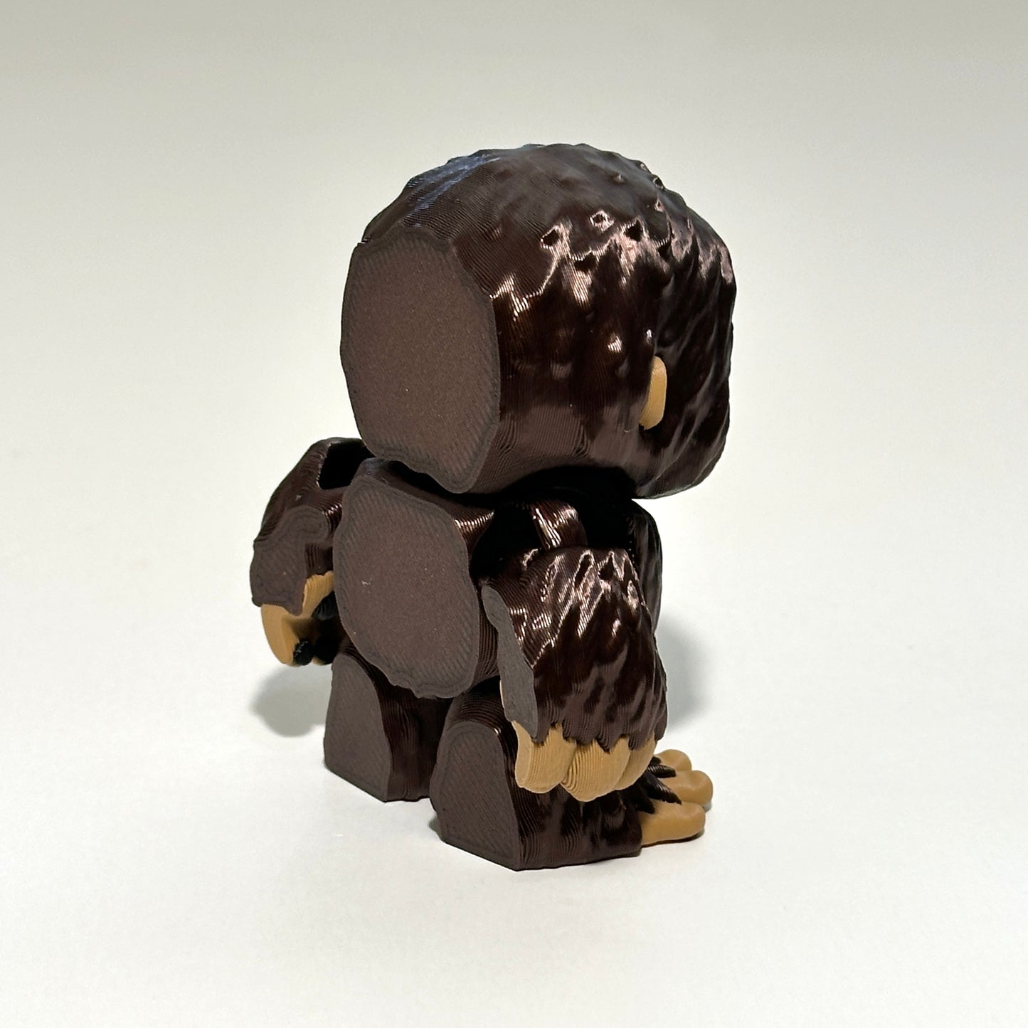 Cinder Bigfoot and Yeti - 3D Printed Articulating Figure