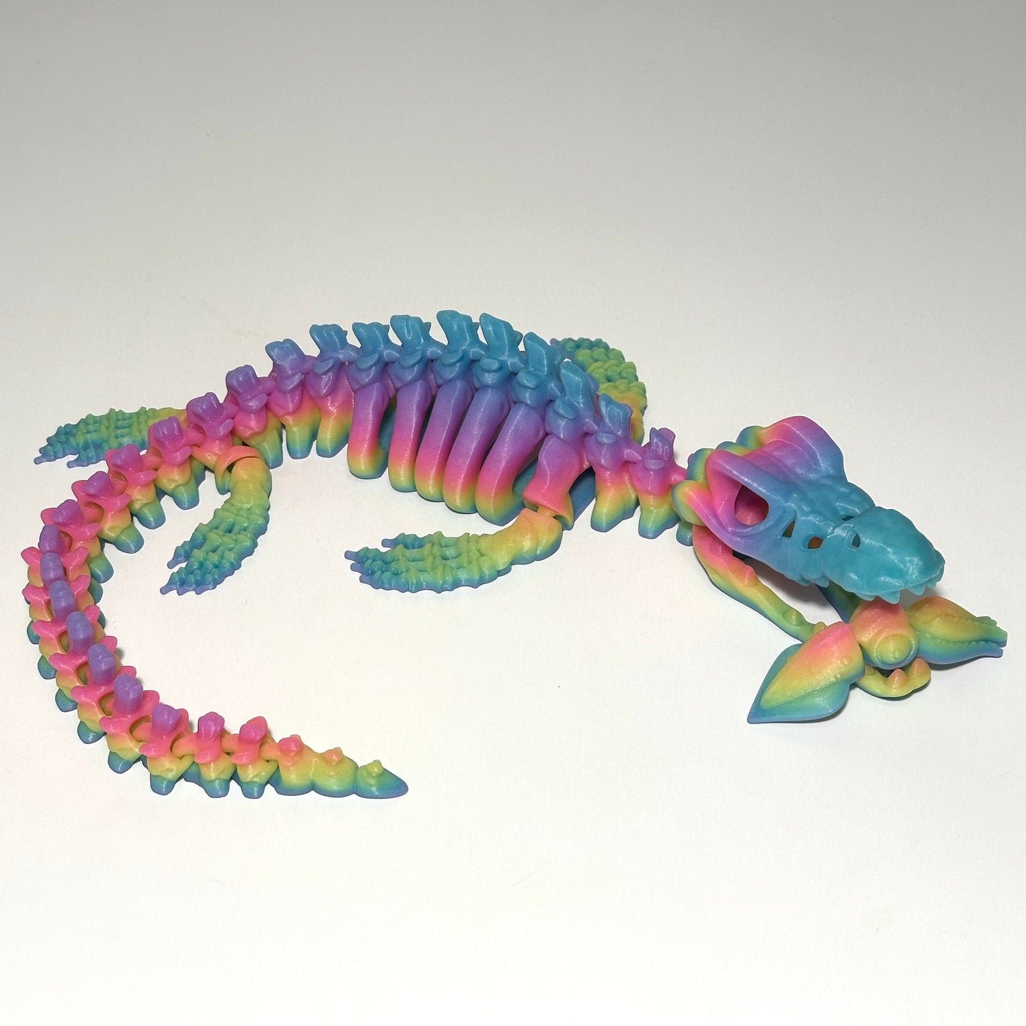 Giant Flexi Skeleton Mosasaurus - 3D Printed Articulating Figure