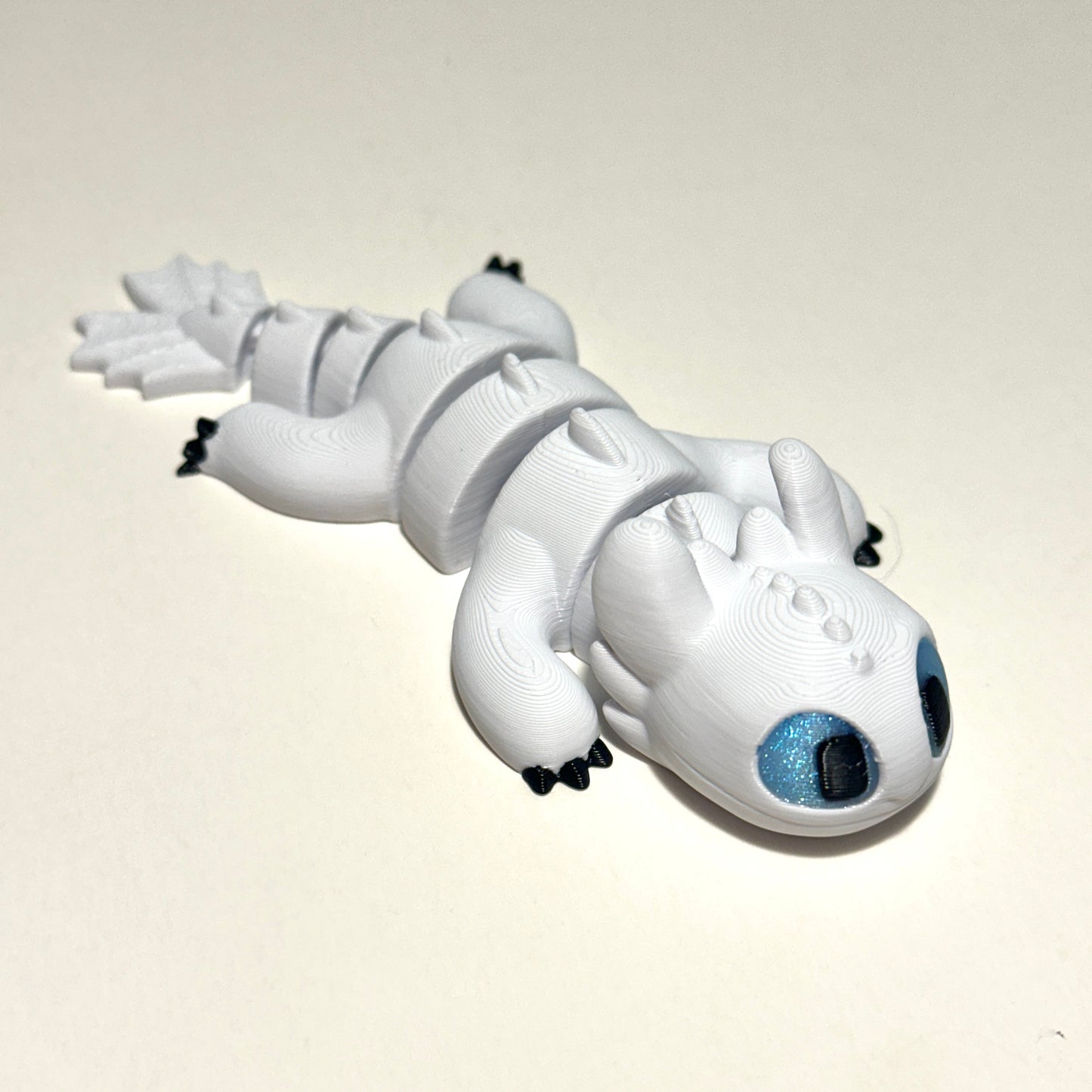 Flexi Toofless Dragon - 3D Printed Articulating Figure