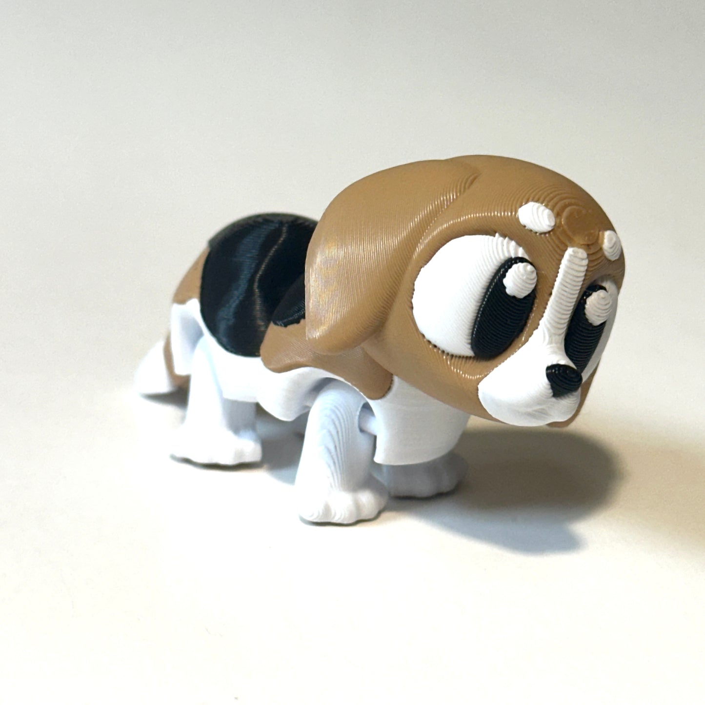 Flexi Baby Beagle - 3D Printed Articulating Figure