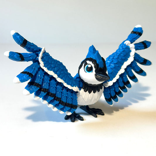 Flexi Blue Jay - 3D Printed Articulating Figure