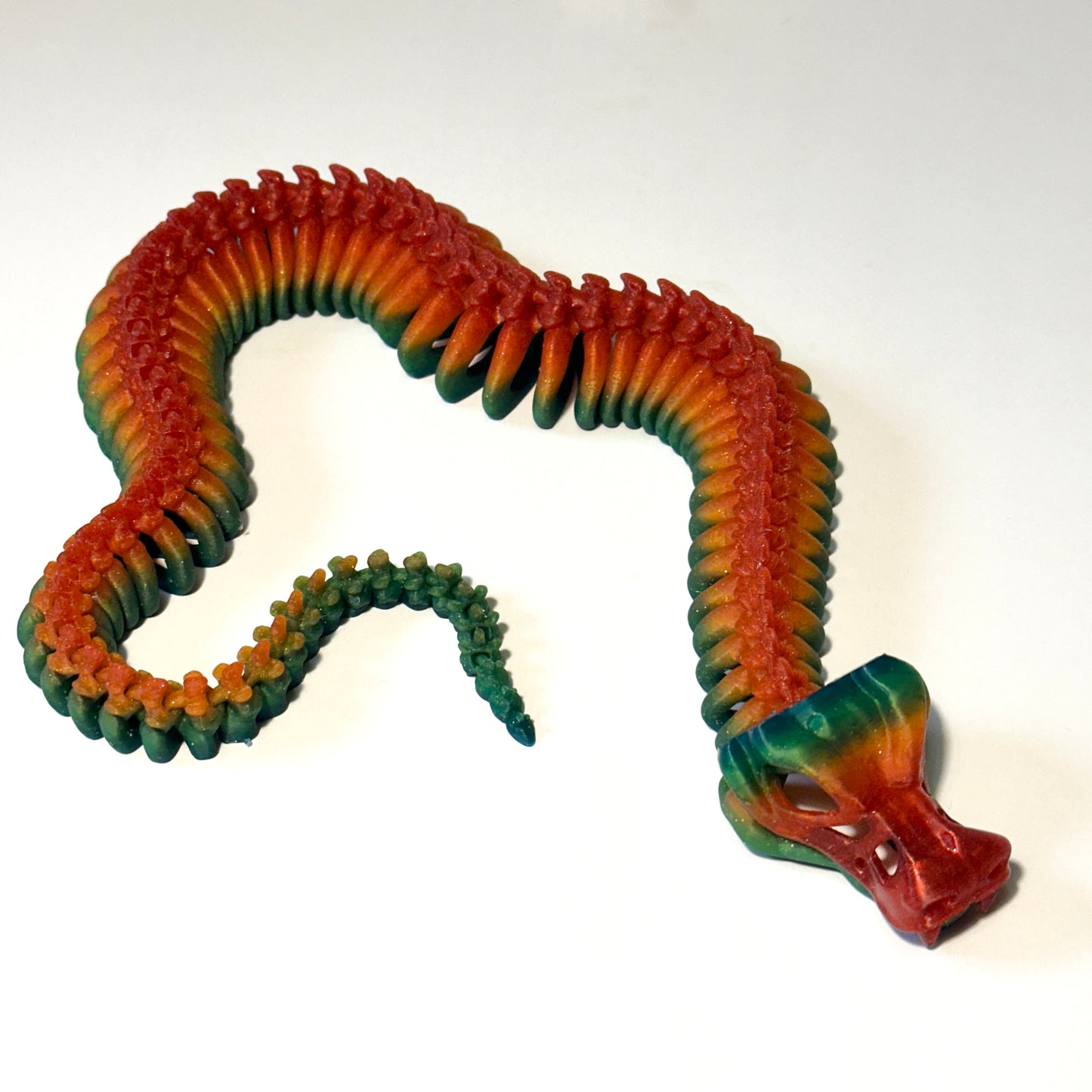 Flexi Skeleton Snake - 3D Printed Articulating Figure