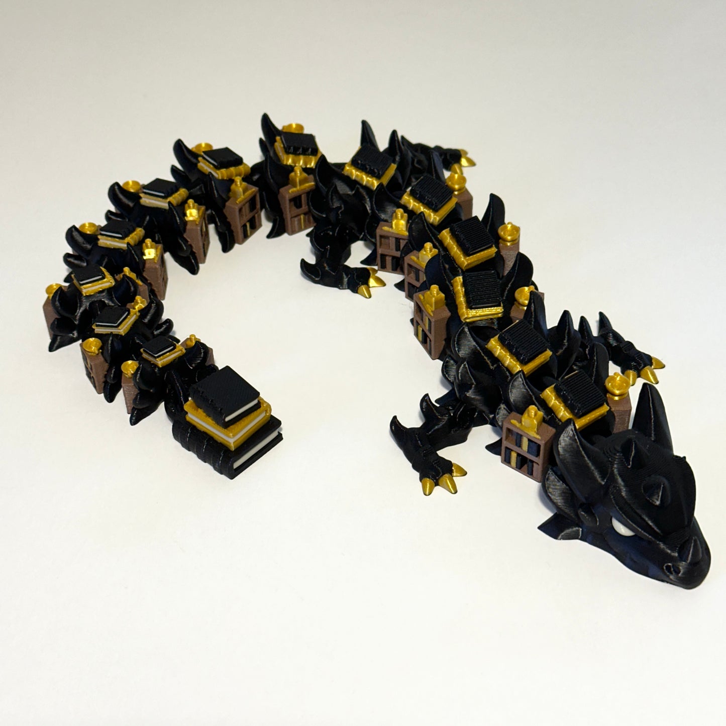 Book Dragon - 3D Printed Articulating Figure
