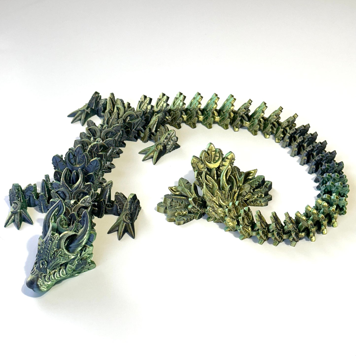Large Lunar Dragon - 3D Printed Articulating