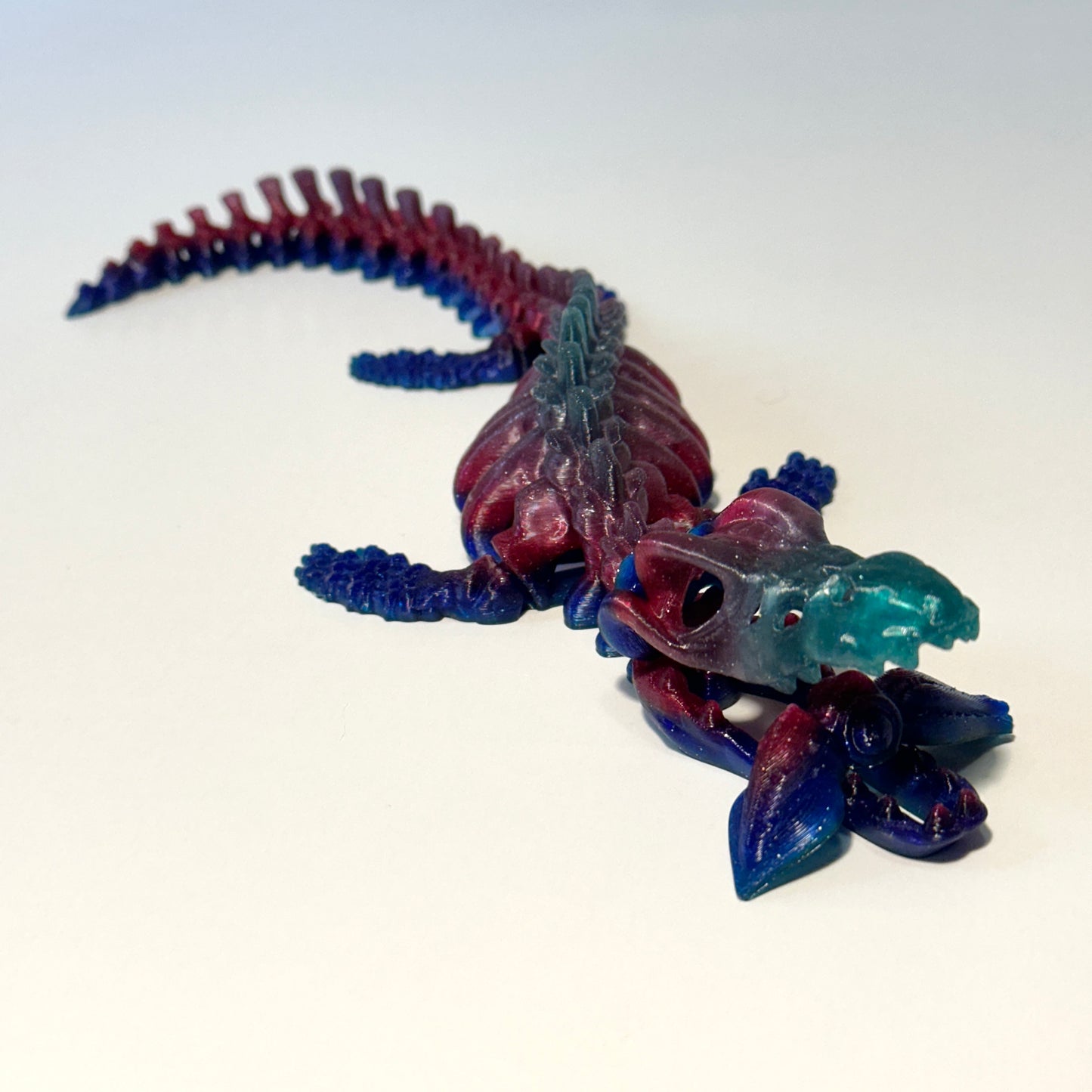 Flexi Skeleton Mosasaurus - 3D Printed Articulating Figure