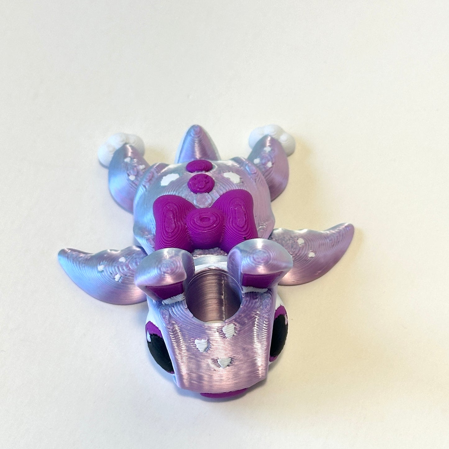 Bunny Turtle Straw Topper - 3D Printed Articulating Figure