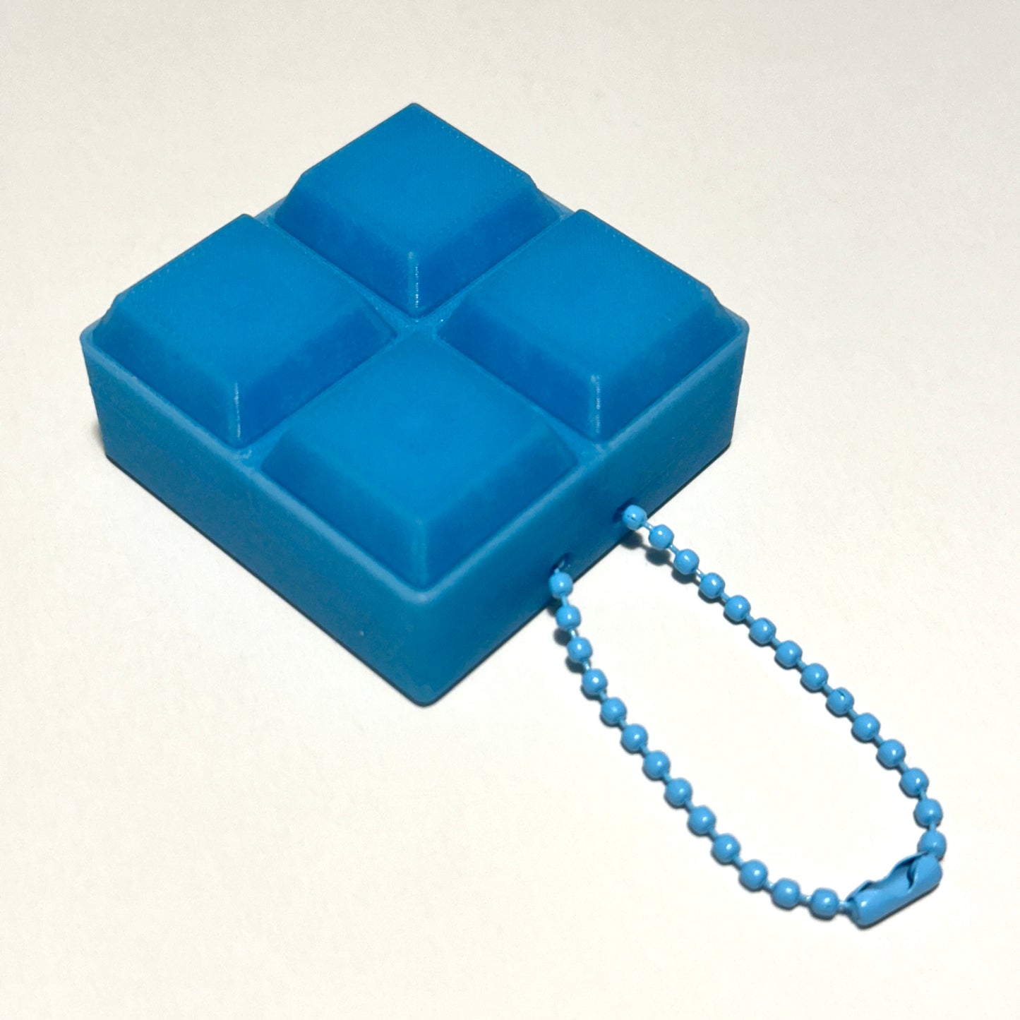 Block Game Fidget Clicker - 3D Printed