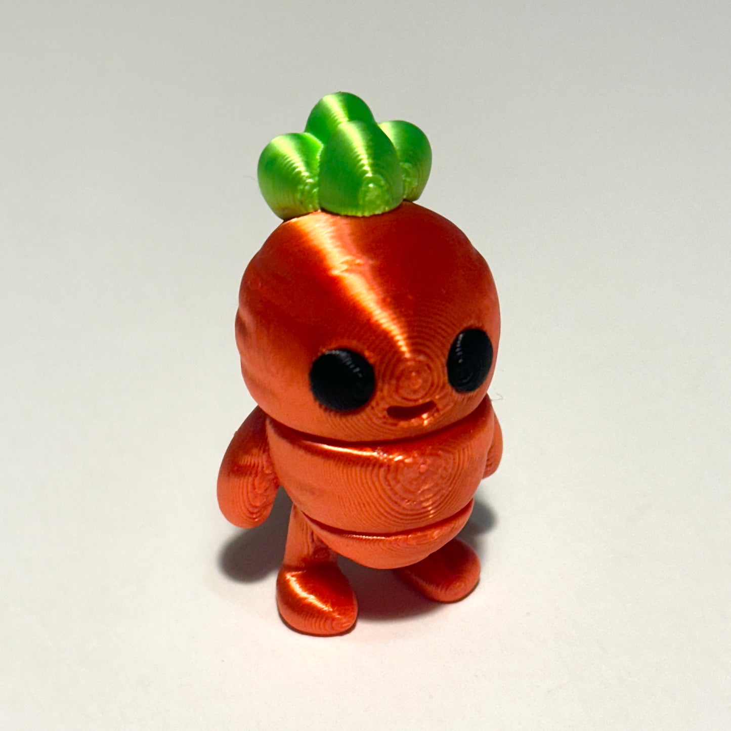 Mini Flexi Carrot - 3D Printed Articulating Figure