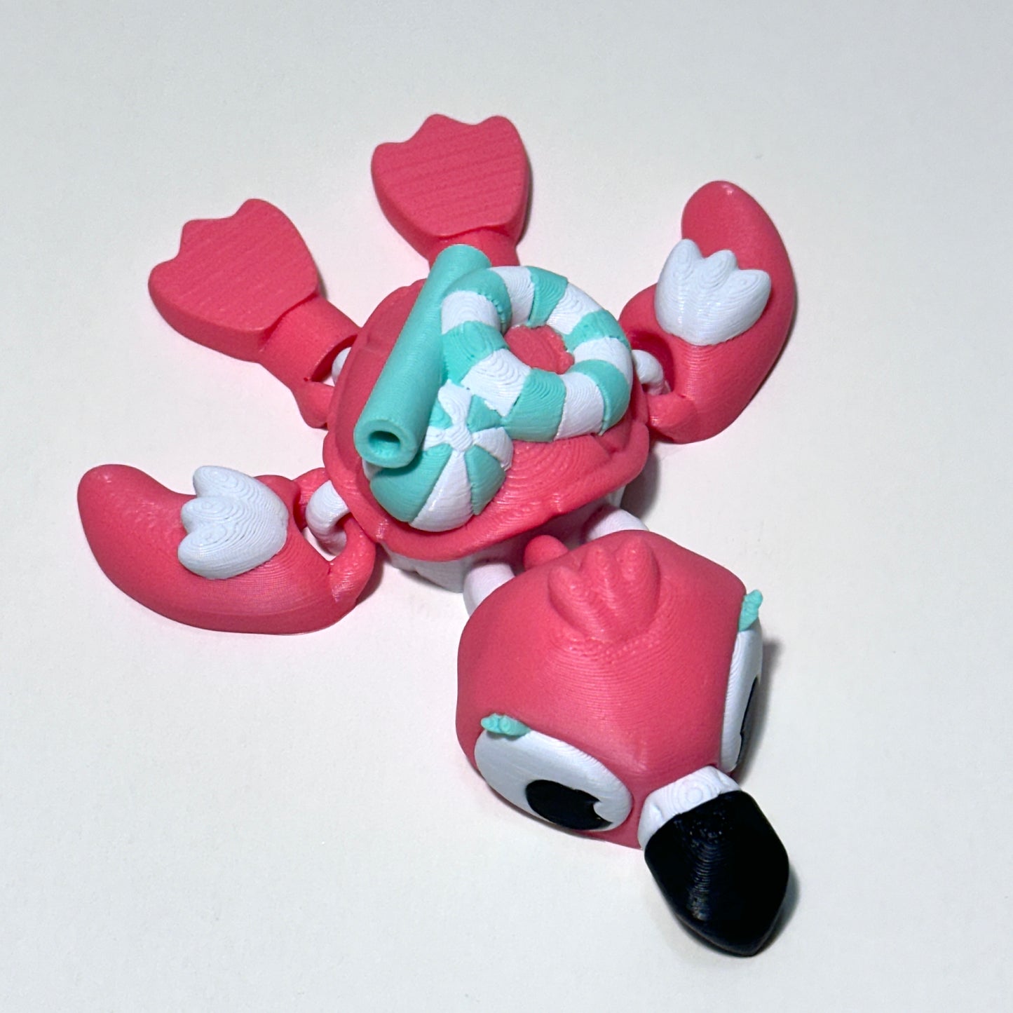 Flamingo Turtle - 3D Printed Articulating Figure