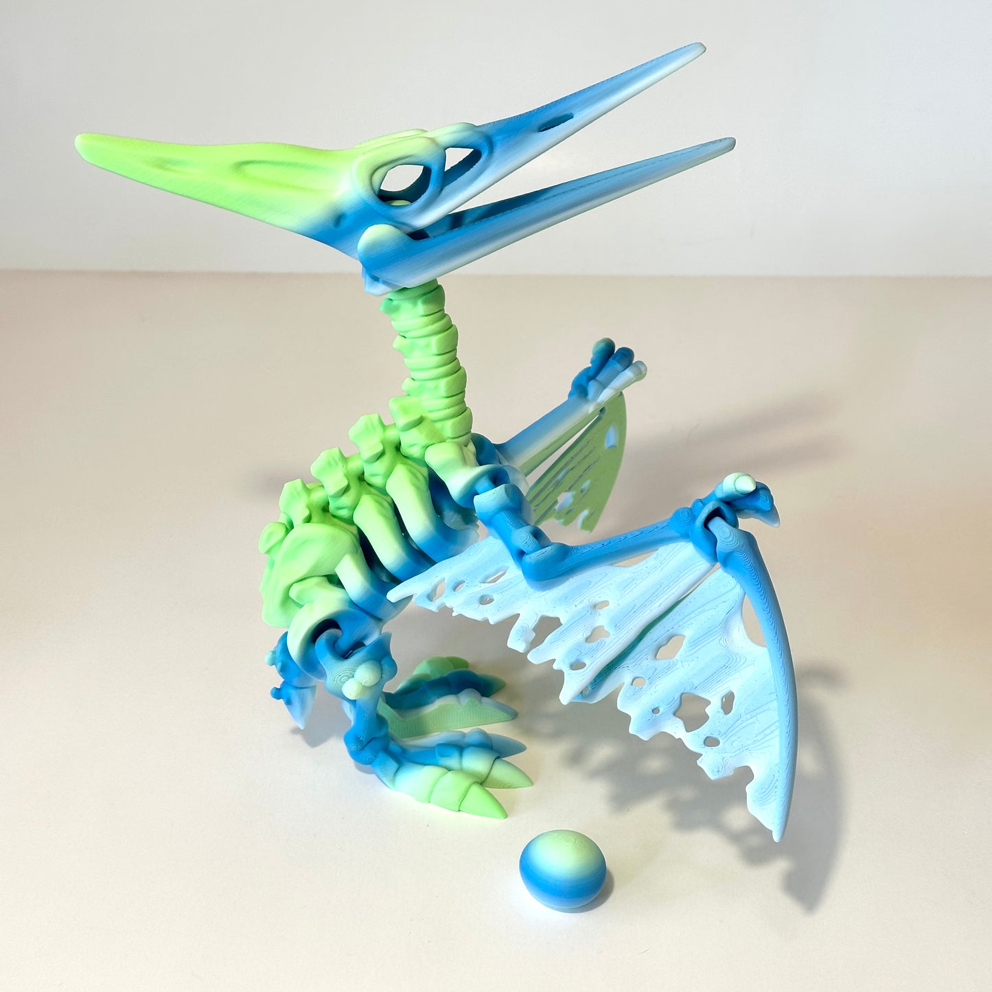 Giant Skeleton Pteranodon - 3D Printed Articulating Figure