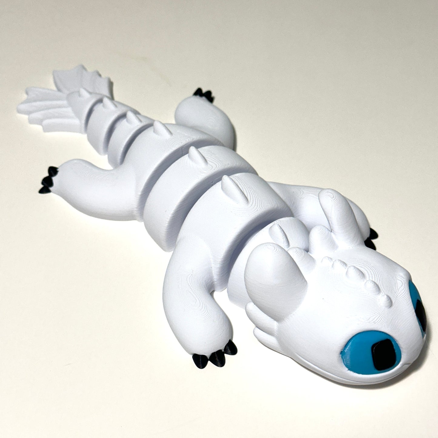 Flexi Toofless Dragon - 3D Printed Articulating Figure