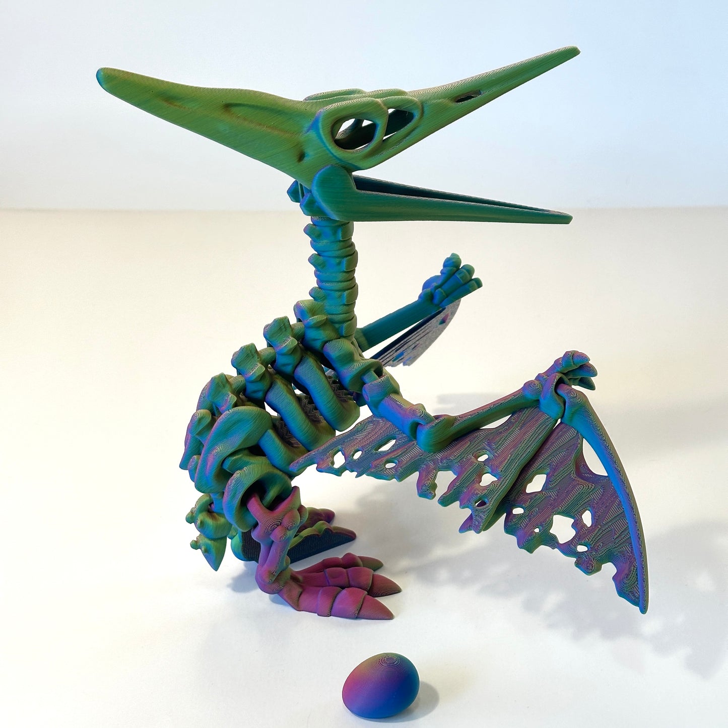 Giant Skeleton Pteranodon - 3D Printed Articulating Figure