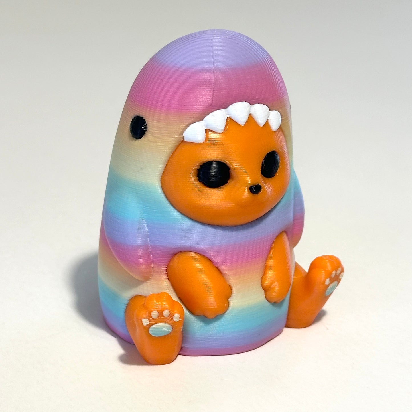 Sitting Cat Shark - 3D Printed Figure