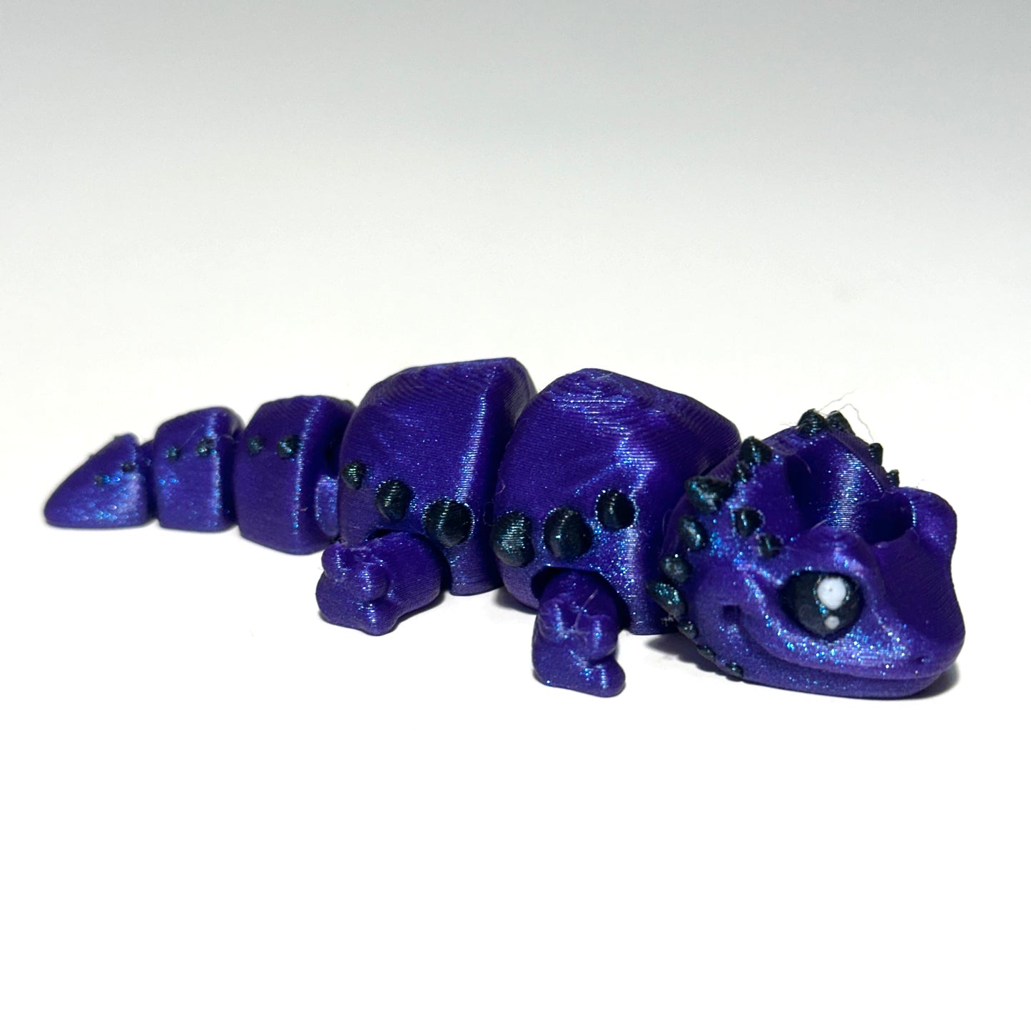 Bearded Dragon Straw Topper - 3D Printed Articulating Figure