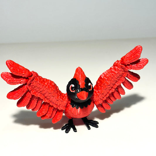 Flexi Cardinal - 3D Printed Articulating Figure