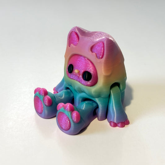 Woobu Koneko - 3D Printed Articulating Figure