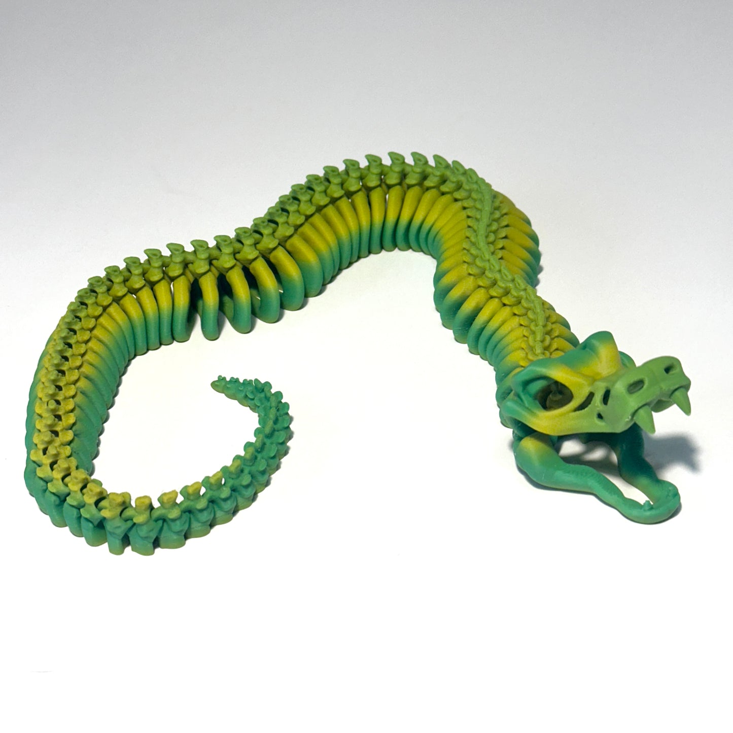 Flexi Skeleton Snake - 3D Printed Articulating Figure