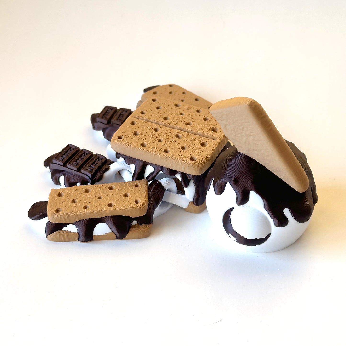 S'mores Turtle - 3D Printed Articulating Figure