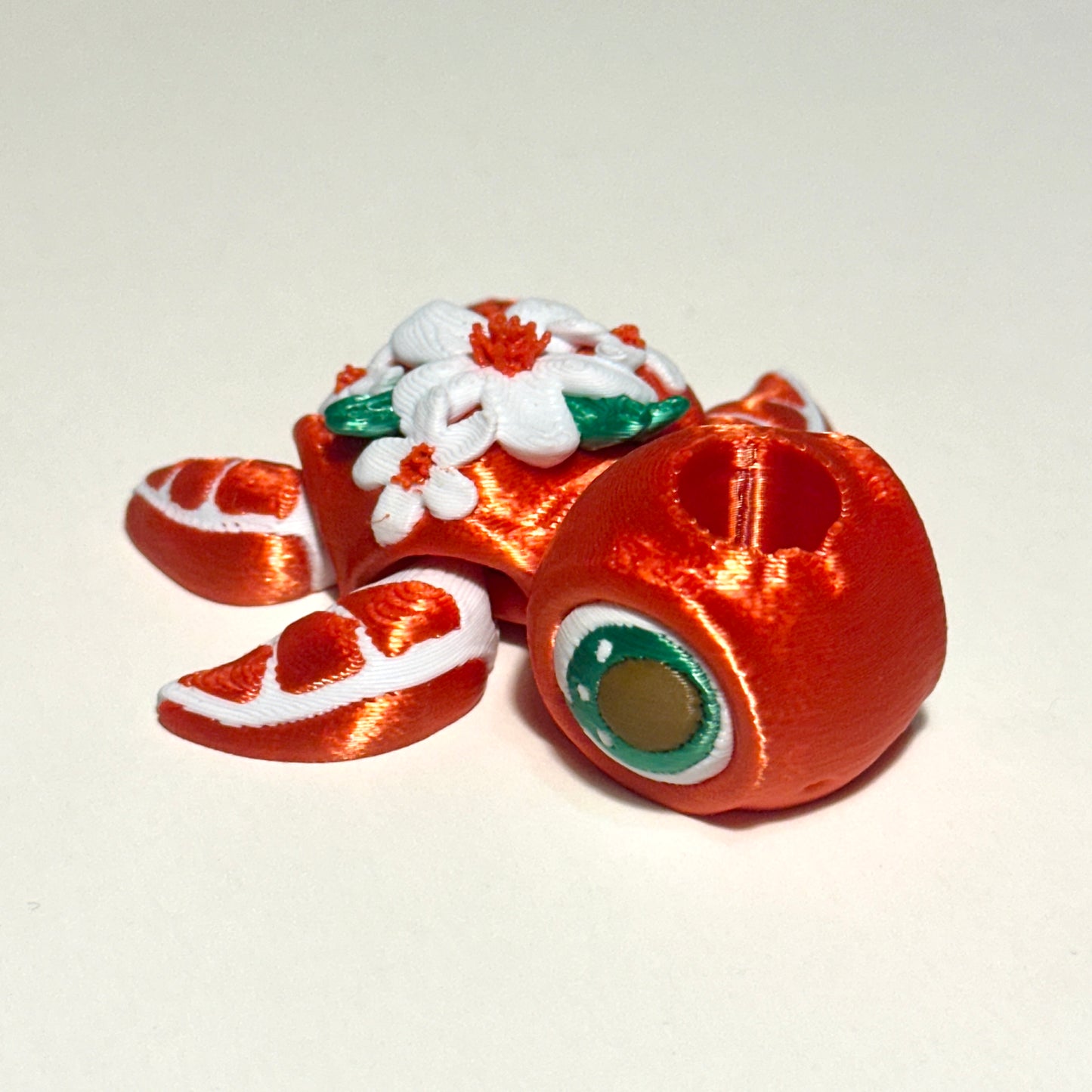 Fruit Blossom Turtle - 3D Printed Articulating Figure