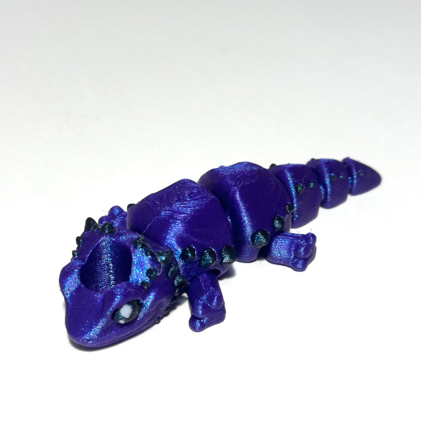 Bearded Dragon Straw Topper - 3D Printed Articulating Figure